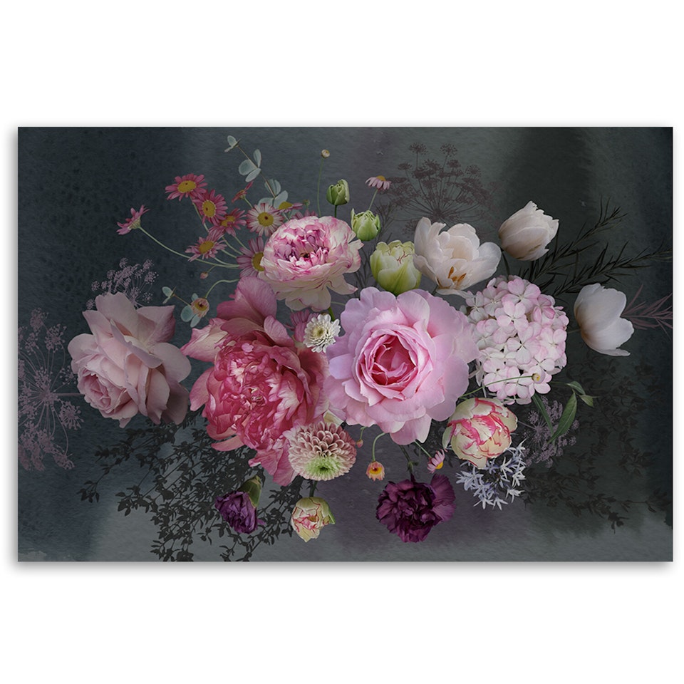 Ljuddämpande tavla - Bouquet of flower vintage