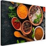 Ljuddämpande tavla - Aromatic Spices Kitchen Food
