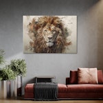 Ljuddämpande tavla - Lion Animal Africa