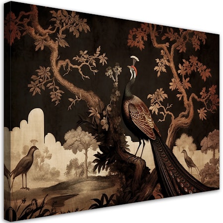 Ljuddämpande tavla "art" - Oriental tree peacock
