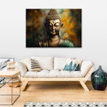 Ljuddämpande tavla "art" - Buddha Statue Abstract