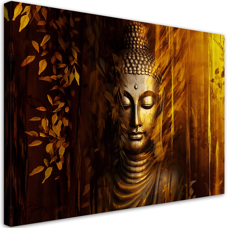 Ljuddämpande tavla - Golden Buddha
