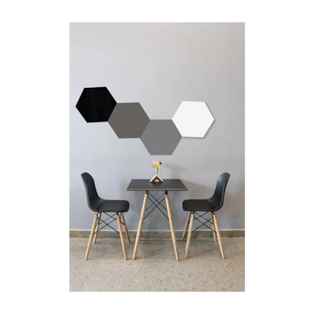Ljudabsorbent till vägg - Flex Hexagon