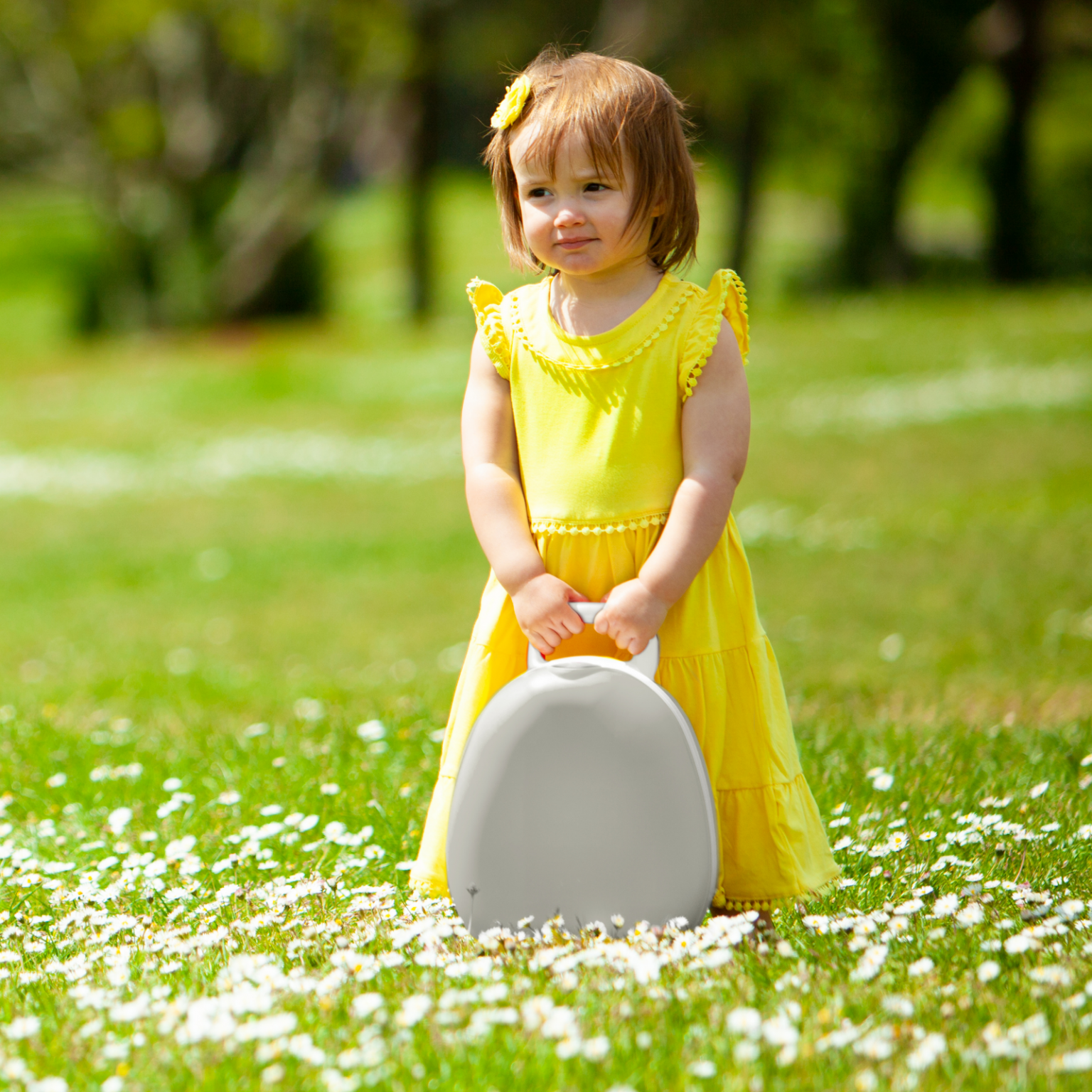 My Carry Potty lasten potta Pastellin harmaa