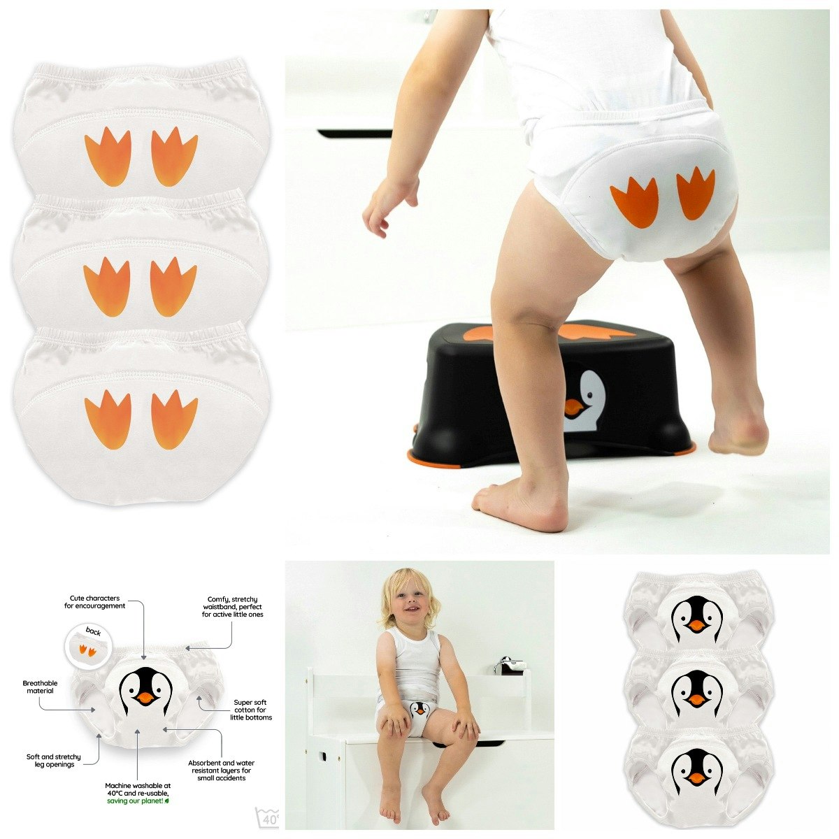 My Carry Potty potta Pingviini ja Pottaharjoitteluhousut
