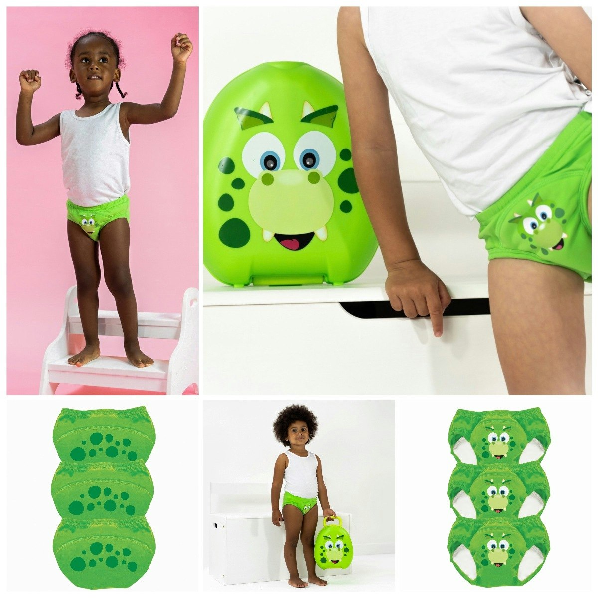 My Carry Potty potta Dinosaurus ja Pottaharjoitteluhousut