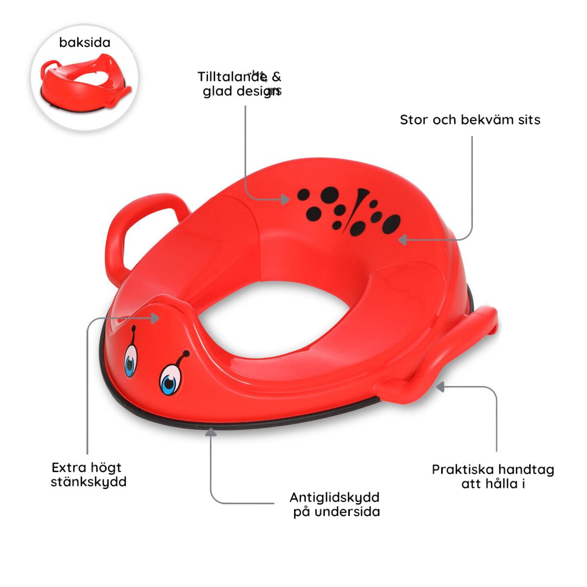 My Carry Potty lasten WC-istuin ja jakkara Leppäkerttu