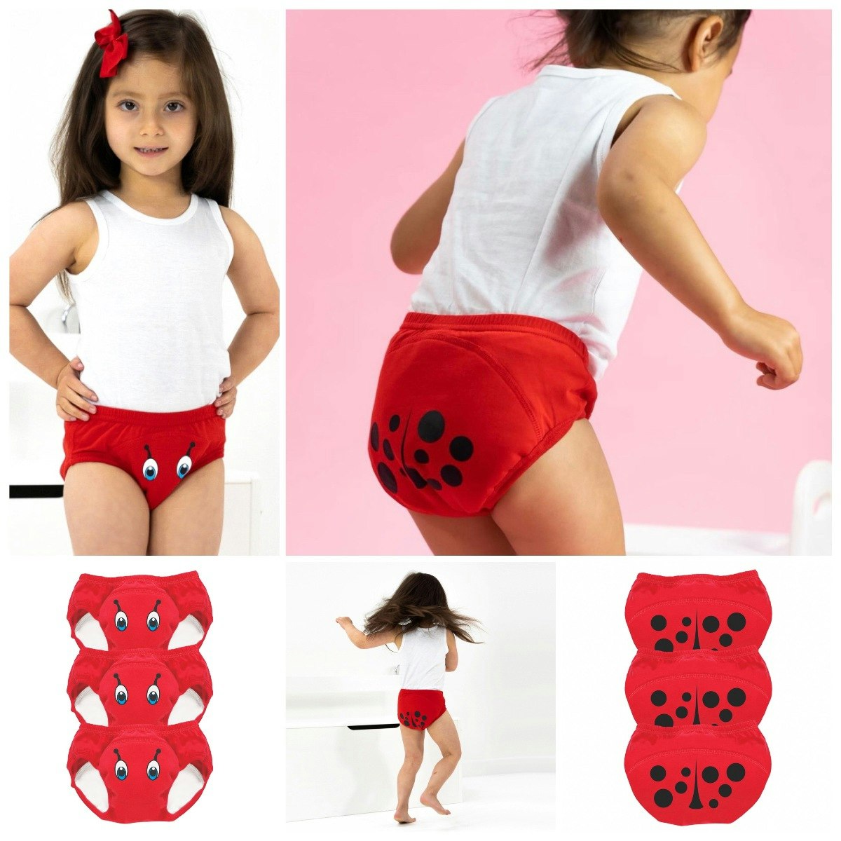 My Carry Potty Pottaharjoitteluhousut Leppäkerttu 3-pakkaus