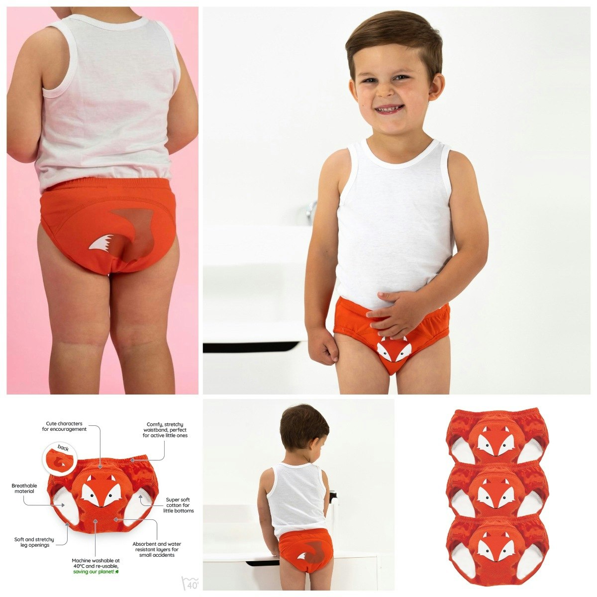 My Carry Potty Pottaharjoitteluhousut Kettu 3-pakkaus