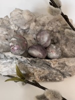 Lepidolit med Rosa Turmalin