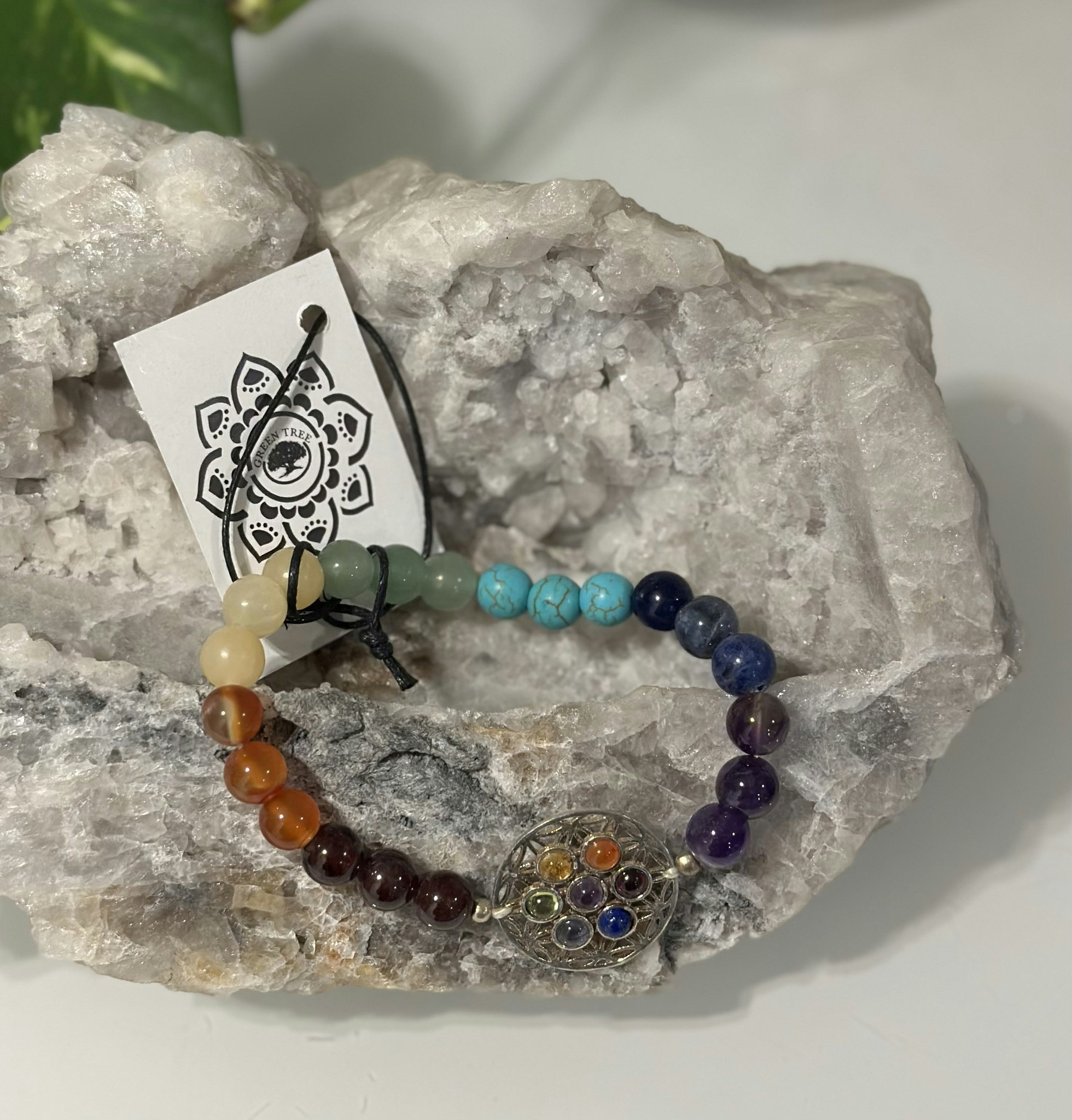 Chakra armband ”Tree of life”