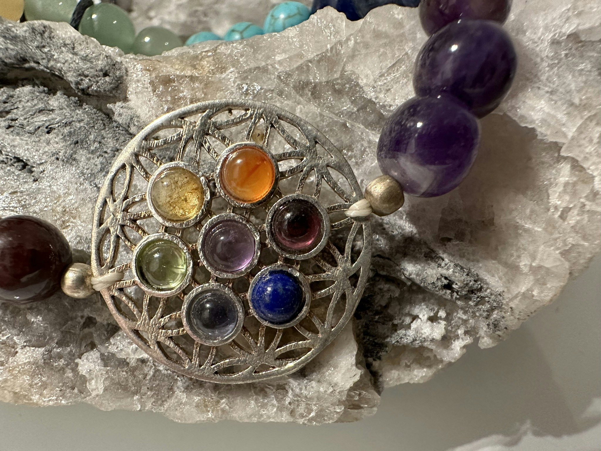 Chakra armband ”Tree of life”