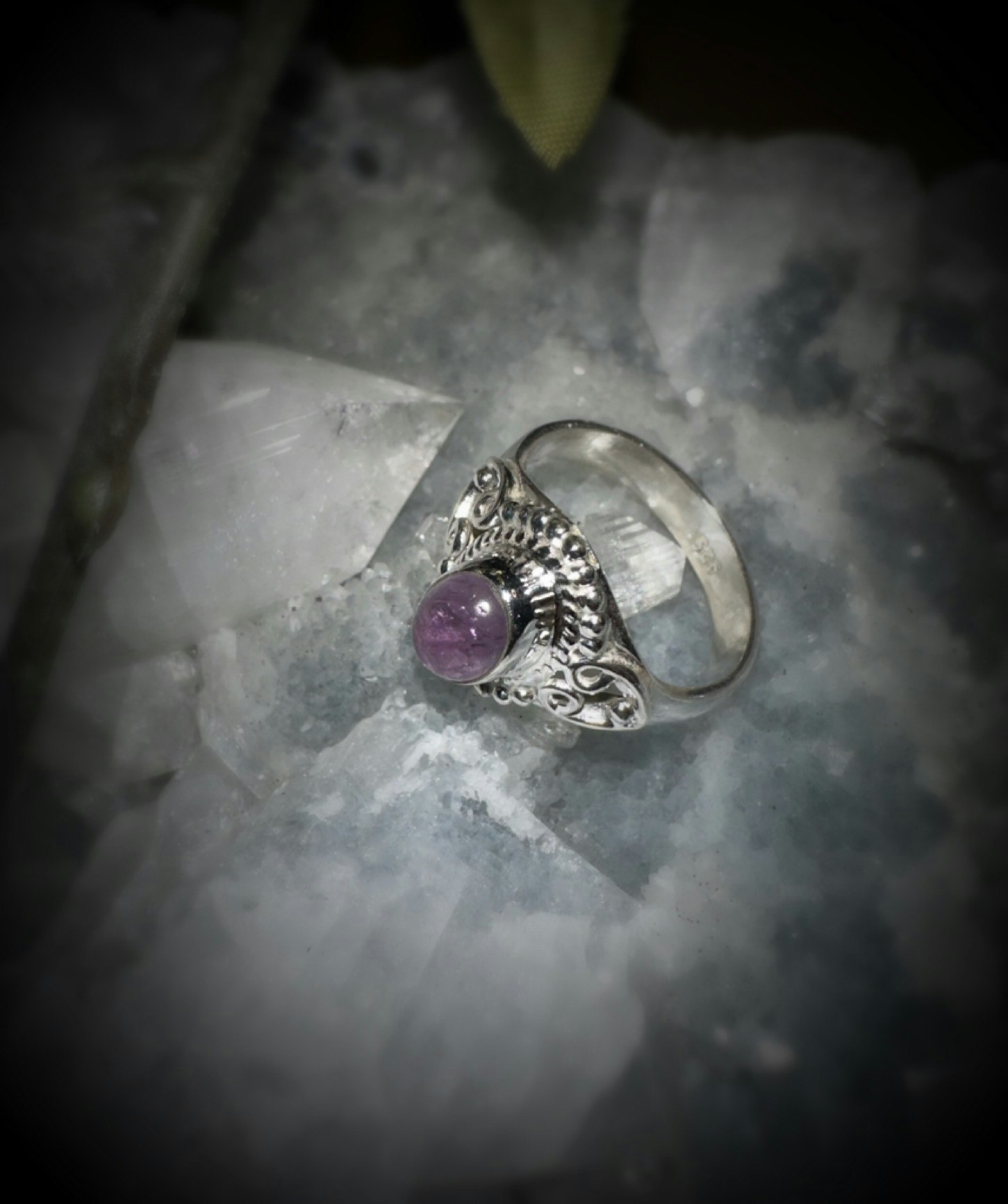 Ametist Ring | 925 Sterling Silver | 16,17,18