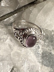 Ametist Ring | 925 Sterling Silver | 16,17,18