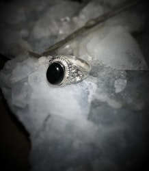 Svart Onyx | 925 Sterling Silver | 17