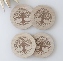 TREE OF LIFE glasunderlägg