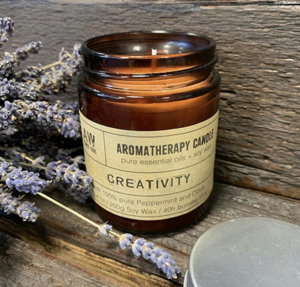 Aromaterapi sojavax ljus - CREATIVITY