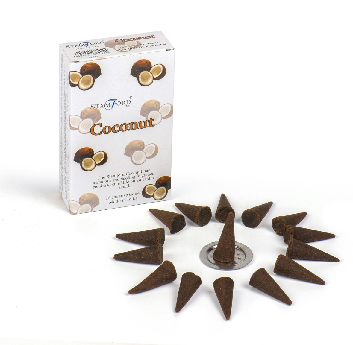 STAMFORD Rökelsekoner | Coconut