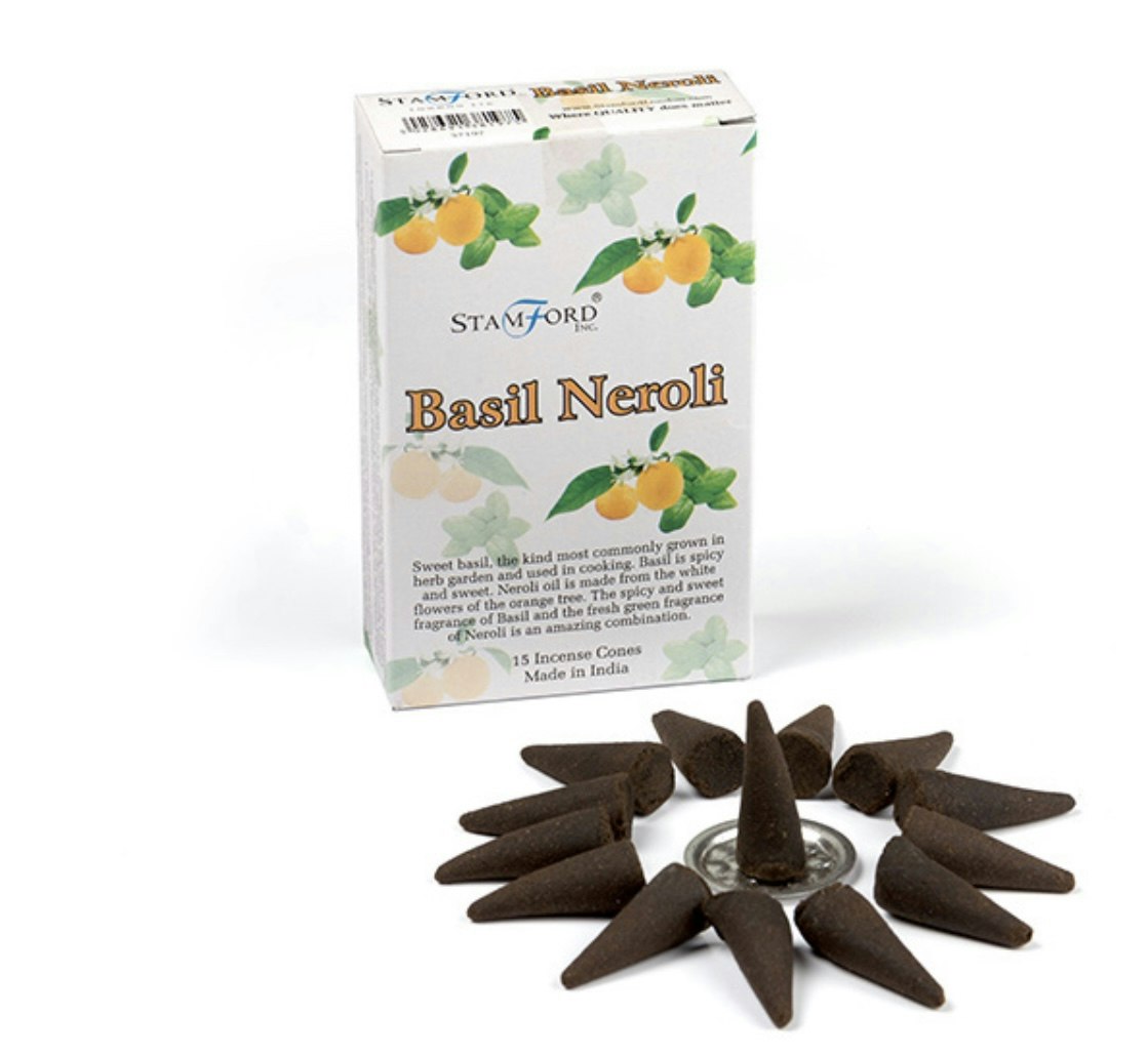 STAMFORD Rökelsekoner | Basil & Neroli