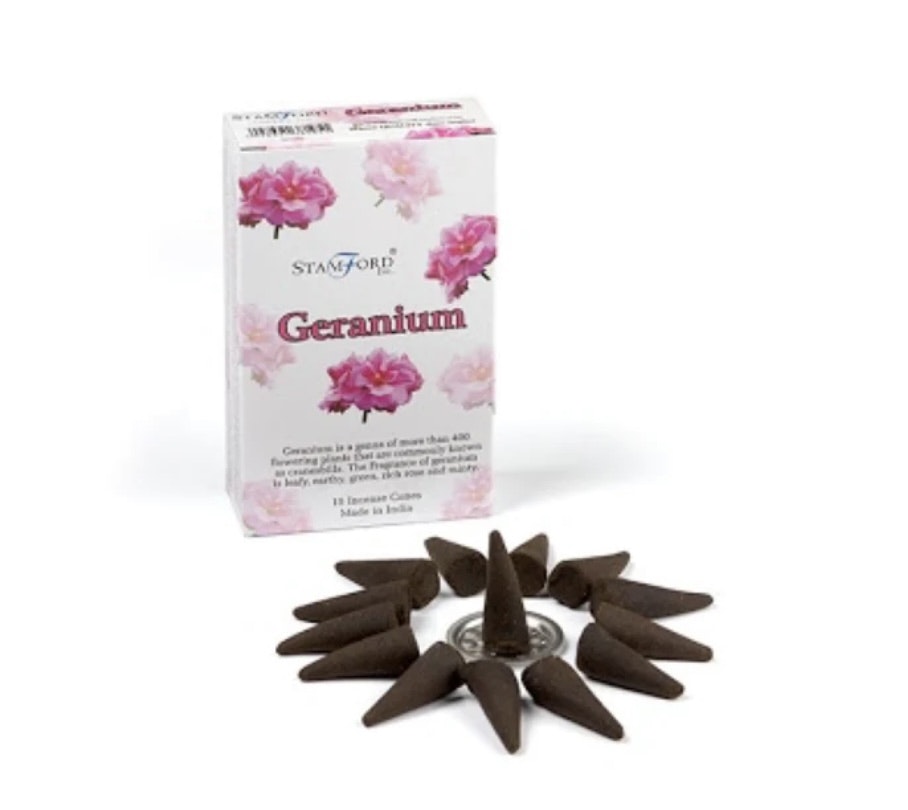 STAMFORD Rökelsekoner | Geranium