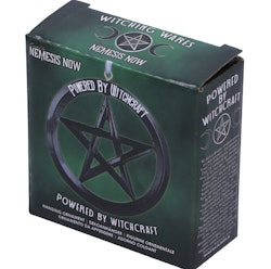 Powered By Witchcraft, hängande Wicca Ornament Pentagram