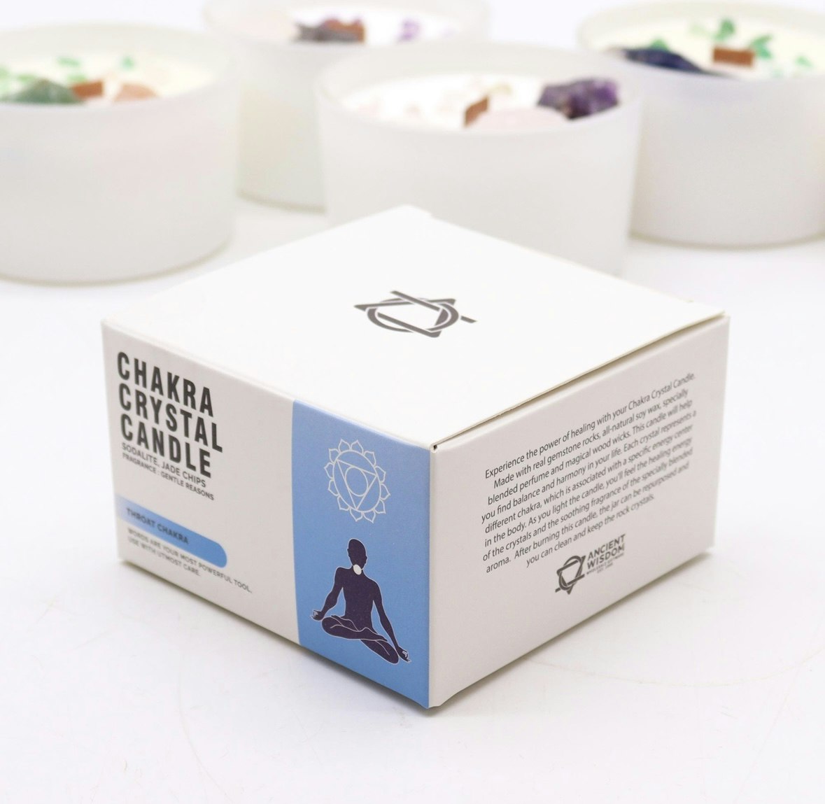 Chakra Kristall Ljus | Halschakra