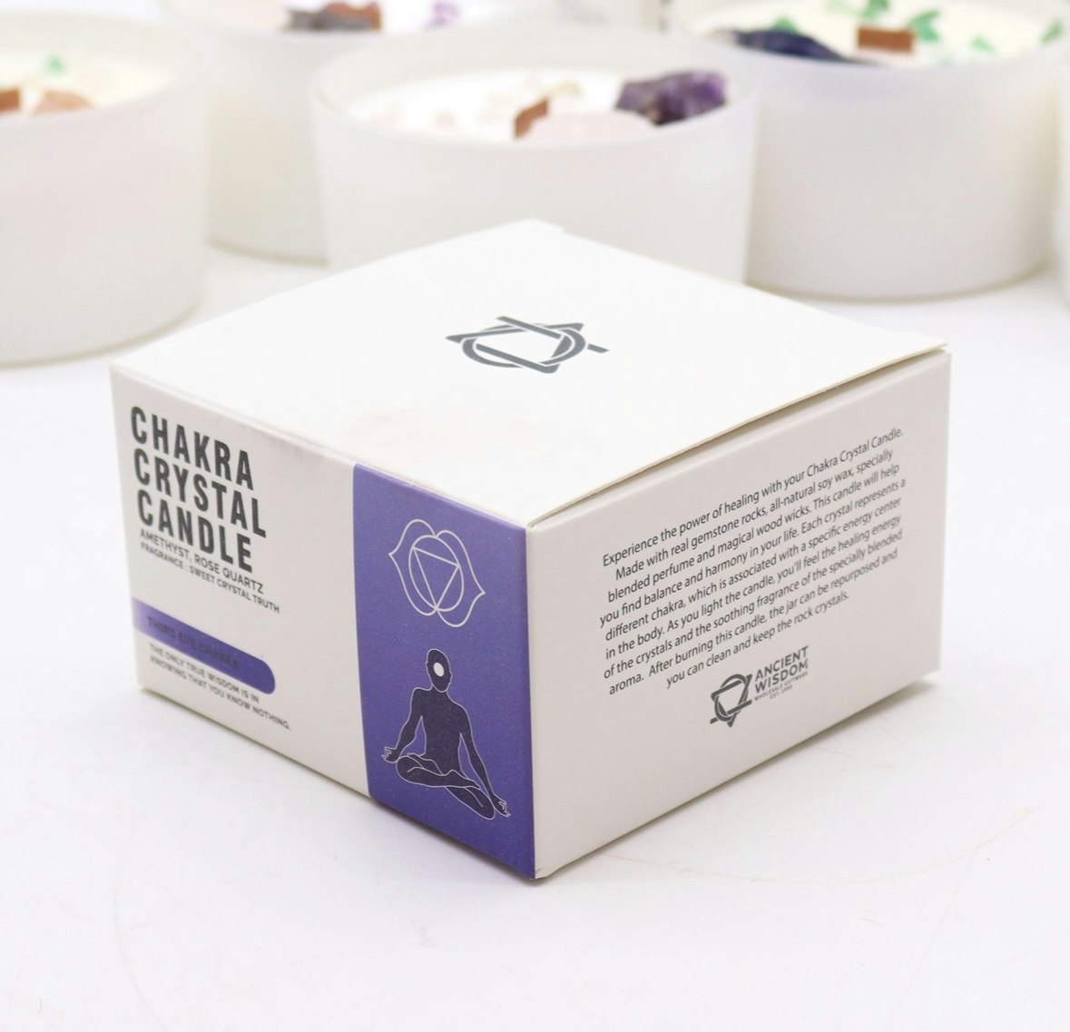 Chakra Kristall Ljus | Tredje Ögat