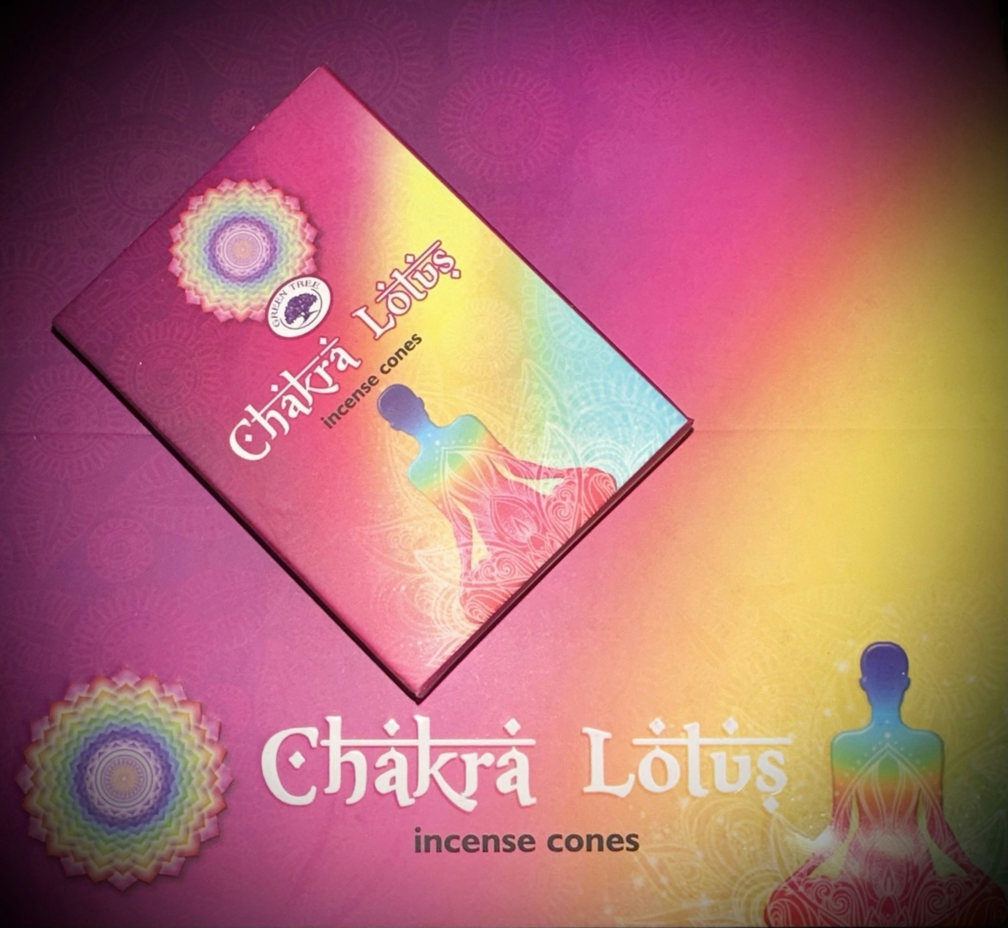 GREEN TREE Rökelsekoner | Chakra Lotus