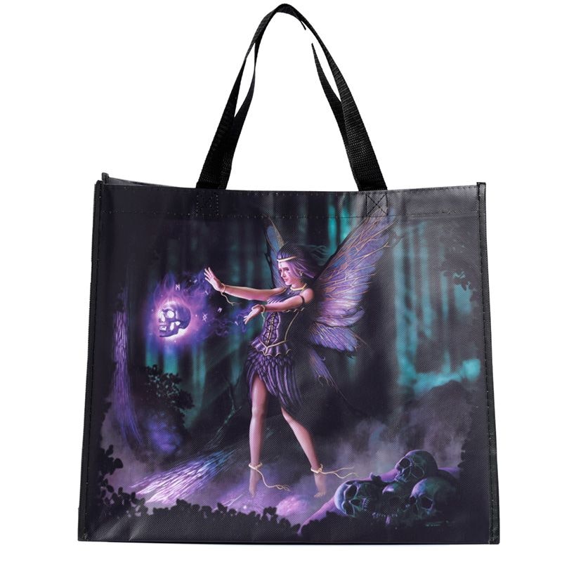 Natasha Faulkner shoppingpåse - Dark Fairy & Dödskalle