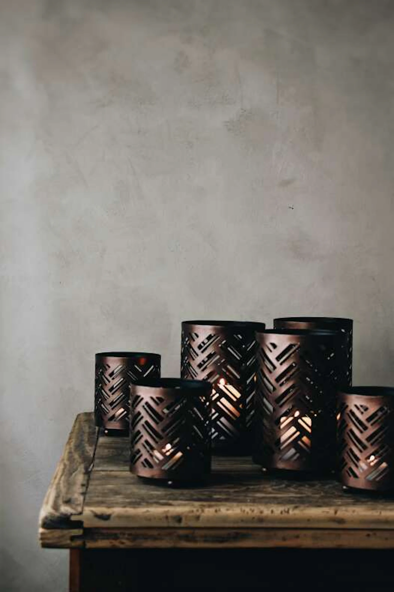 Majas Herringbone Lykta | Stor REA