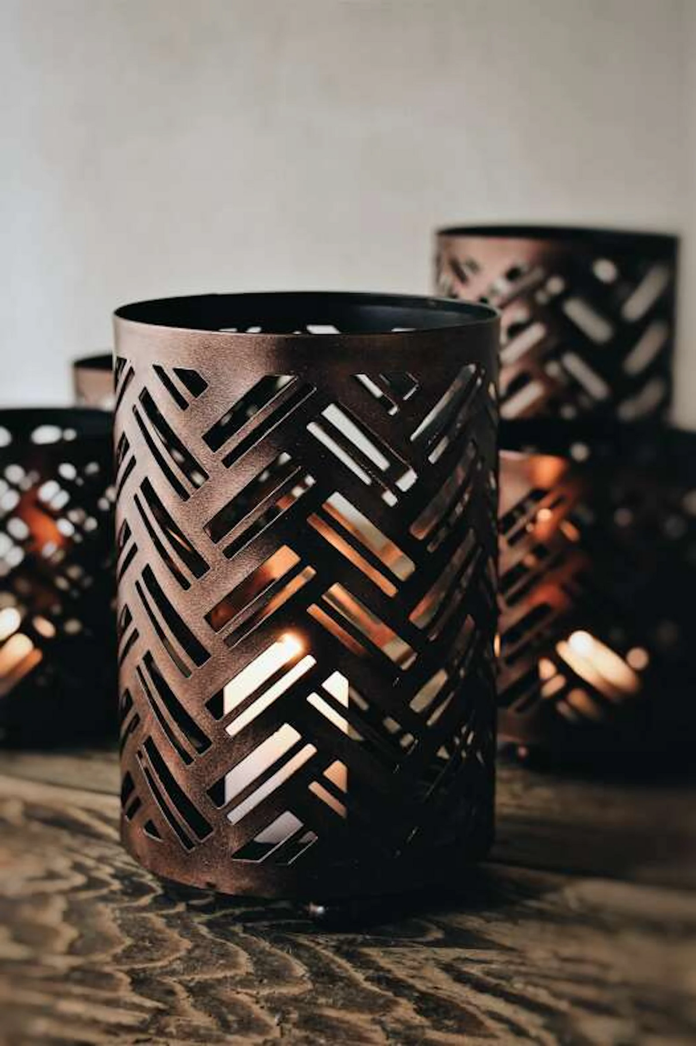 Majas Herringbone Lykta | Stor REA