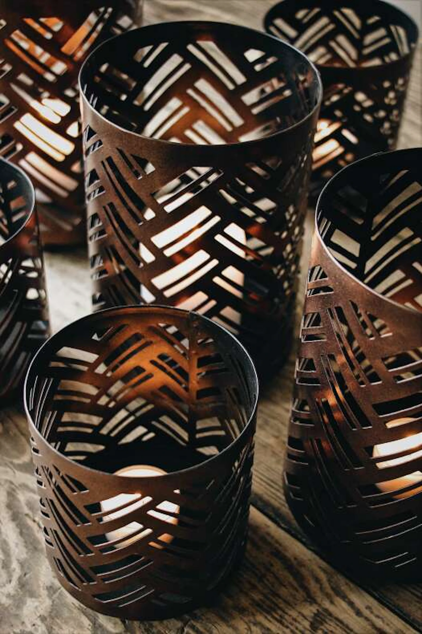 Majas Herringbone Lykta | Stor REA
