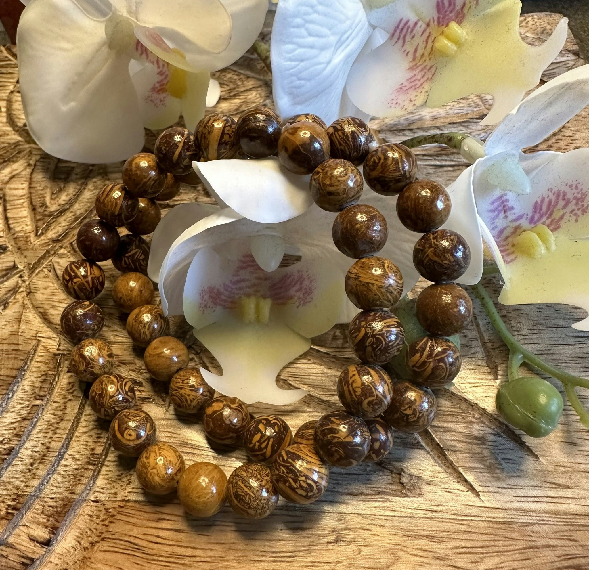 Elefantjaspis Armband | 8-9 mm