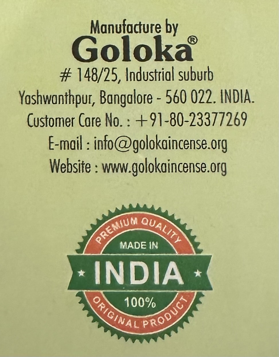 Goloka Doftpinnar |  Nature’s Nest