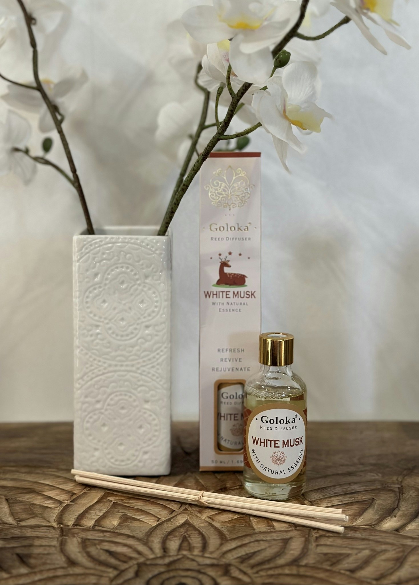 Goloka Doftpinnar | White Musk
