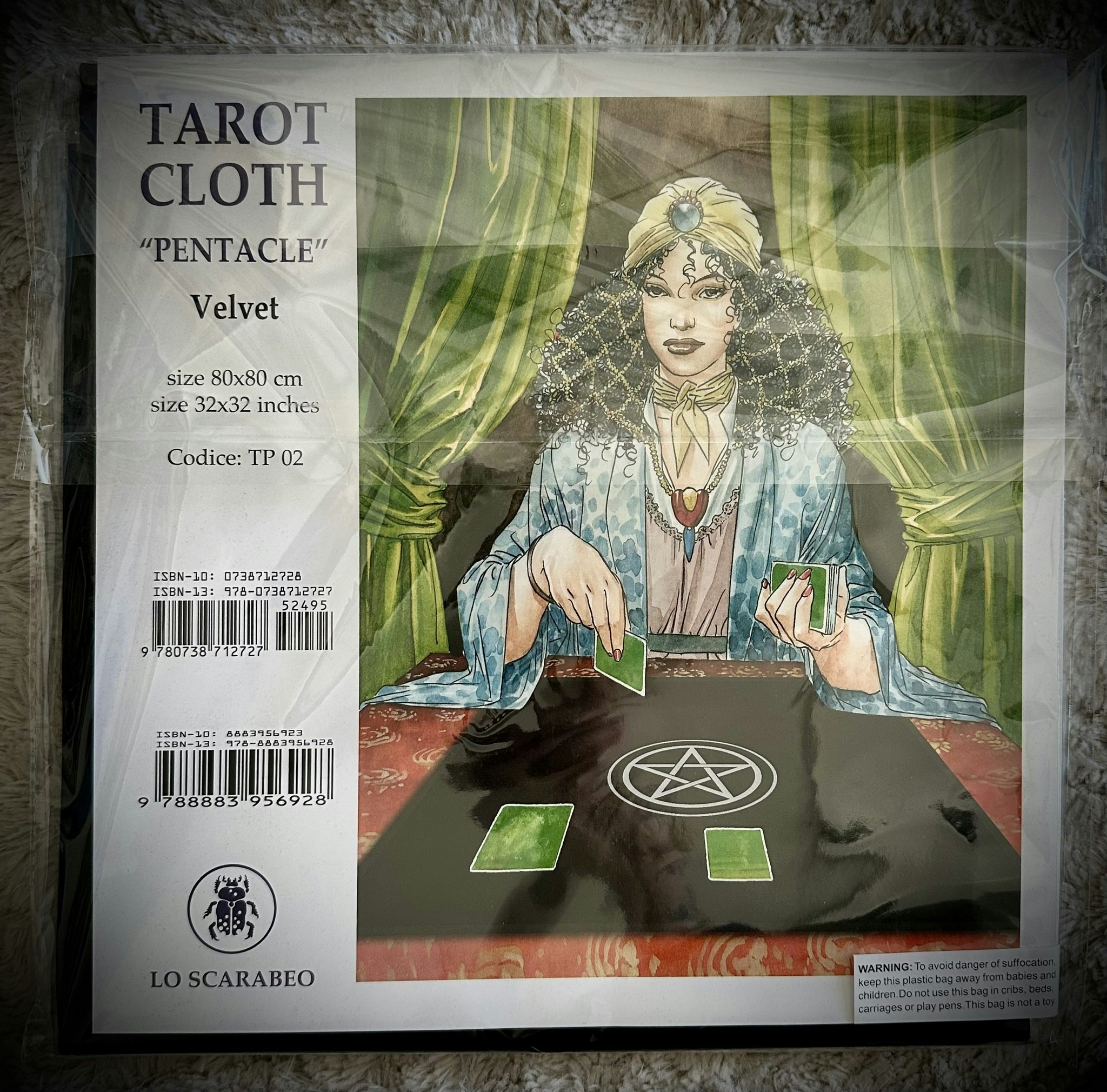 Lo Scarabeo Tarot Cloth | Svart