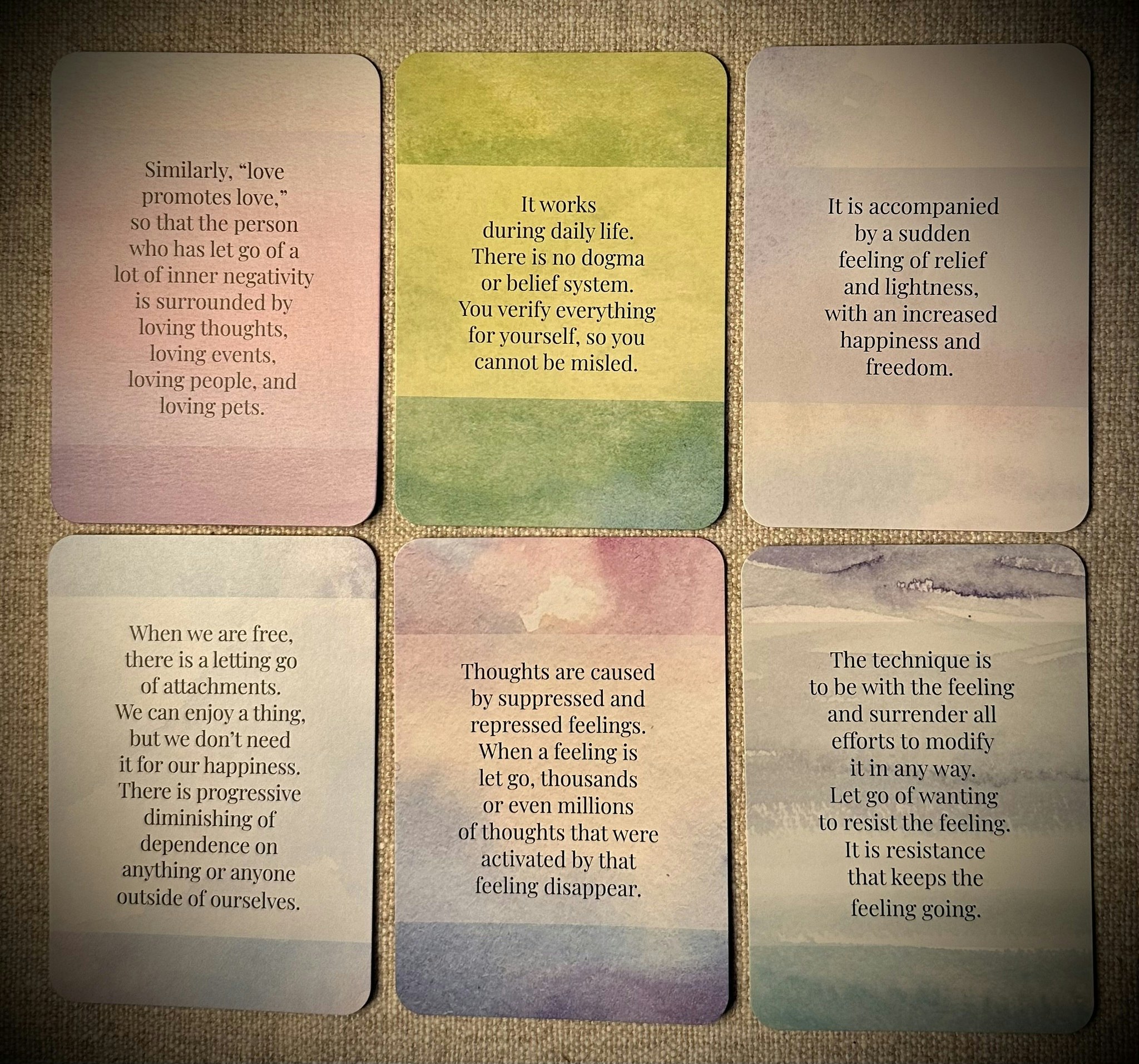The Letting Go Deck