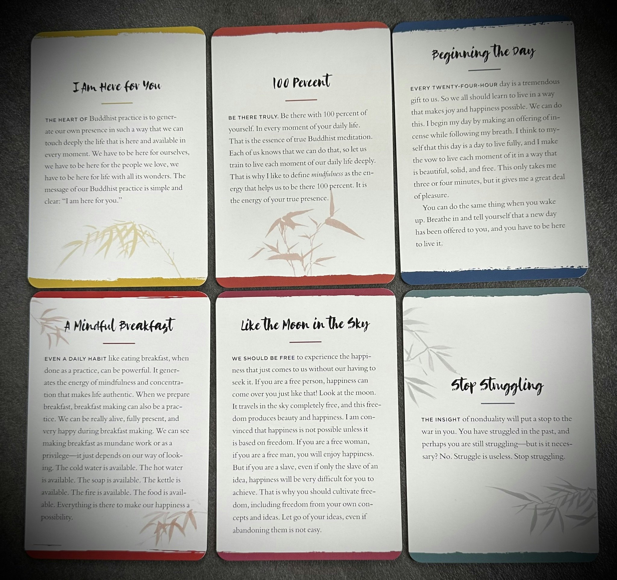 Everyday Peace Cards 108 Mindfulness Meditations