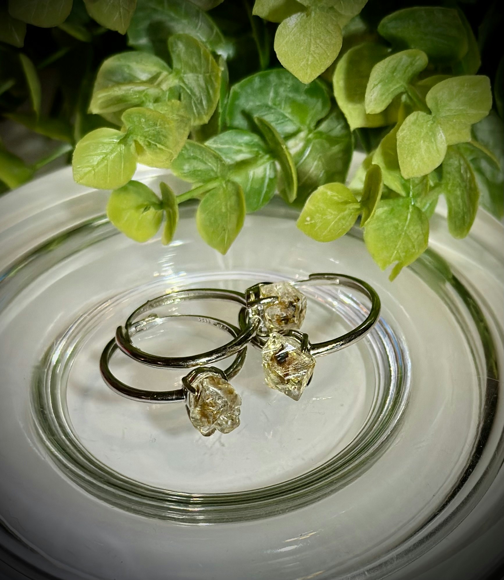Herkimer Diamant Ring | 925 Sterling Silver