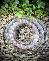 Rosa Selenit armband