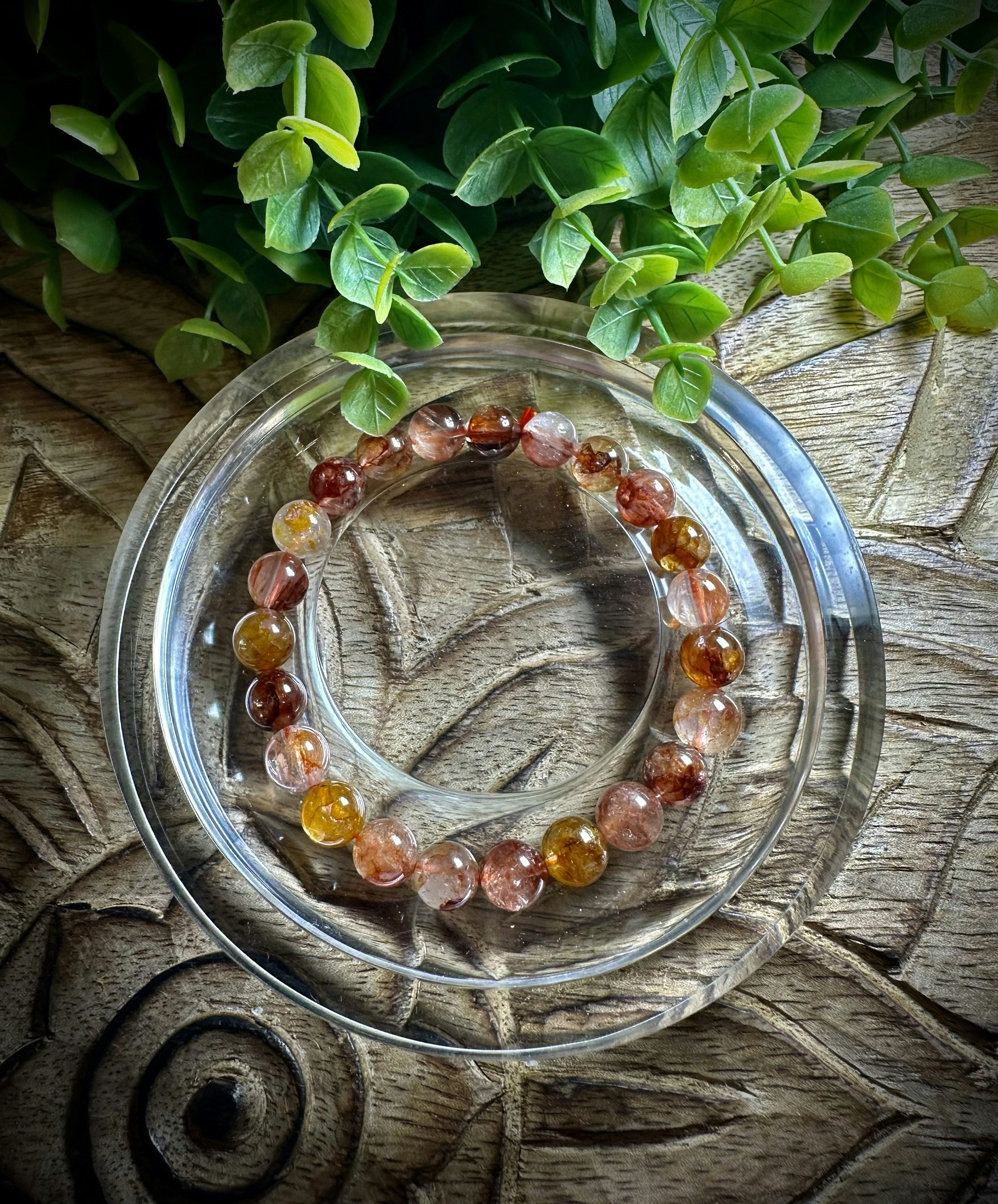 Eldkvarts Armband | 8 mm