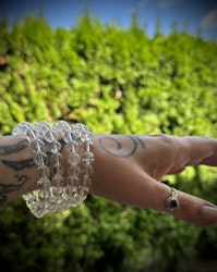 Himalayakvarts Armband | 8-9 mm