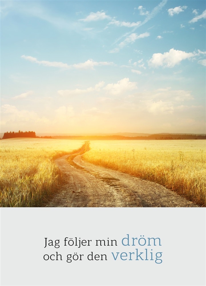 Jag Följer Min Dröm Och Gör Den Verklig