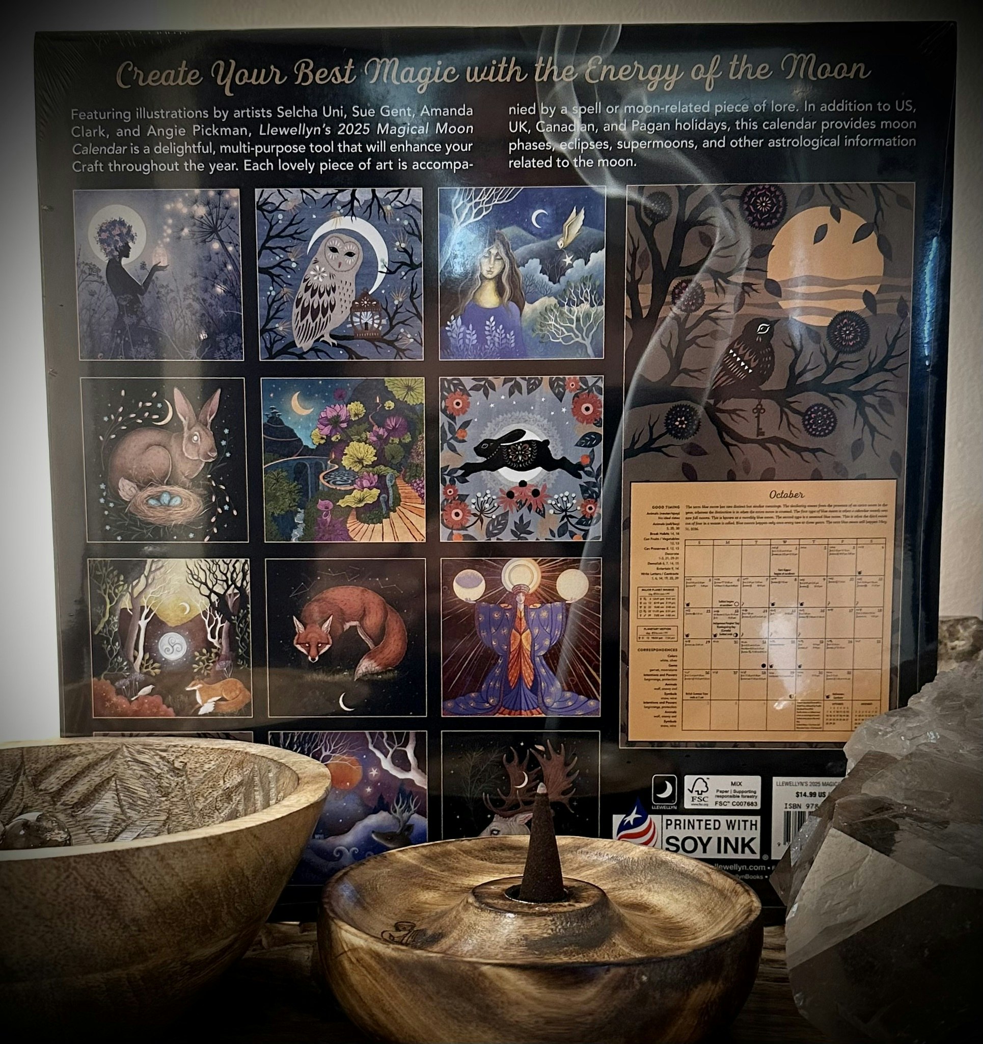 Llewellyn's Magical Moon Spells & Lore Calendar 2025