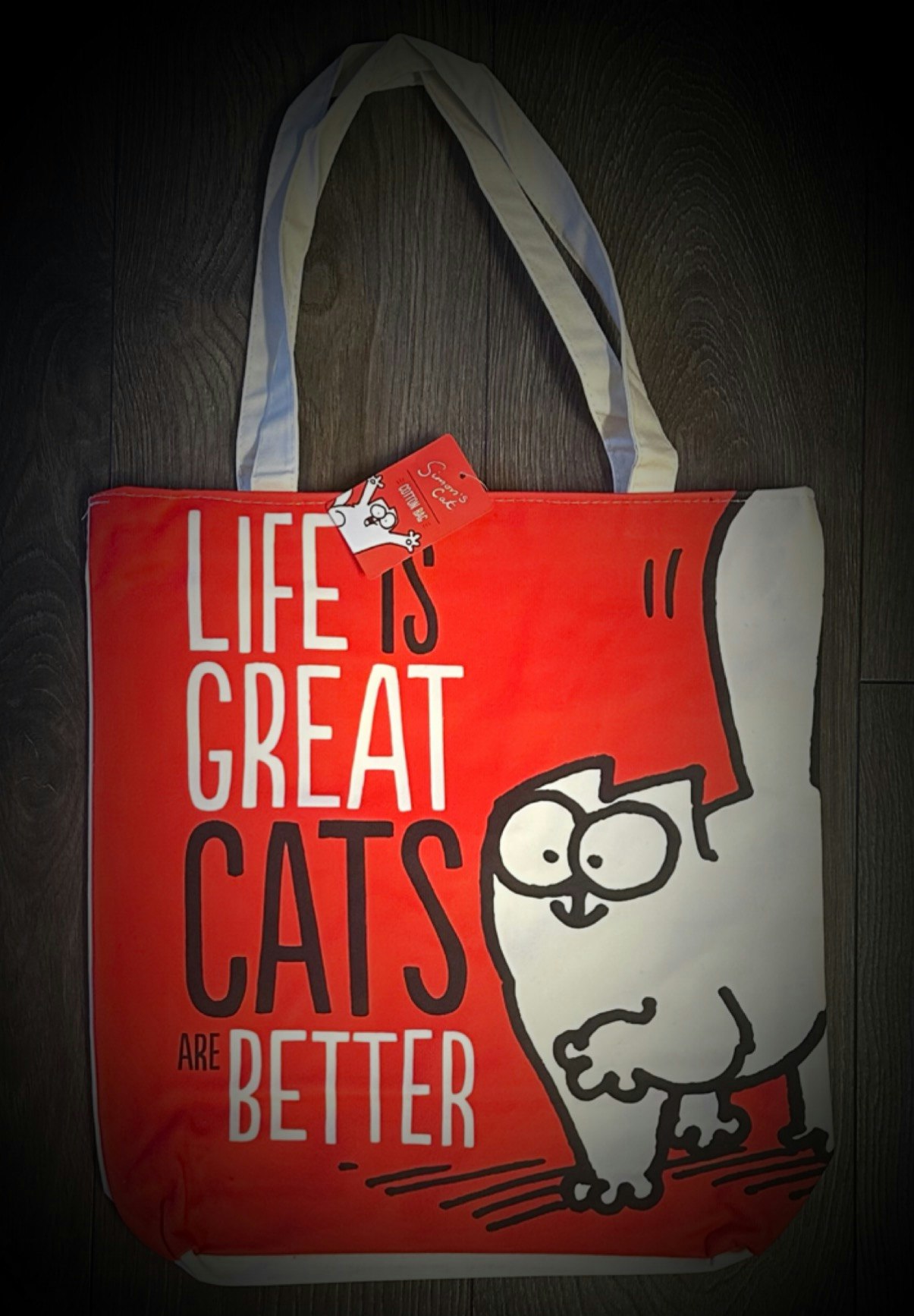 Simon's Cat - Life is Great Cat's are Better Bomullsväska