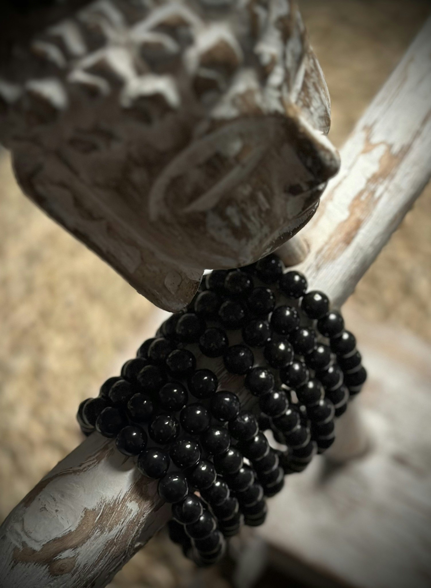 Shungit Armband | 8 mm | Zazhoginsky gruvan