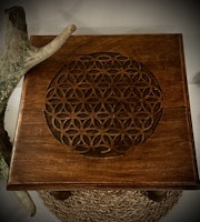 Flower Of Life Akacia Trä