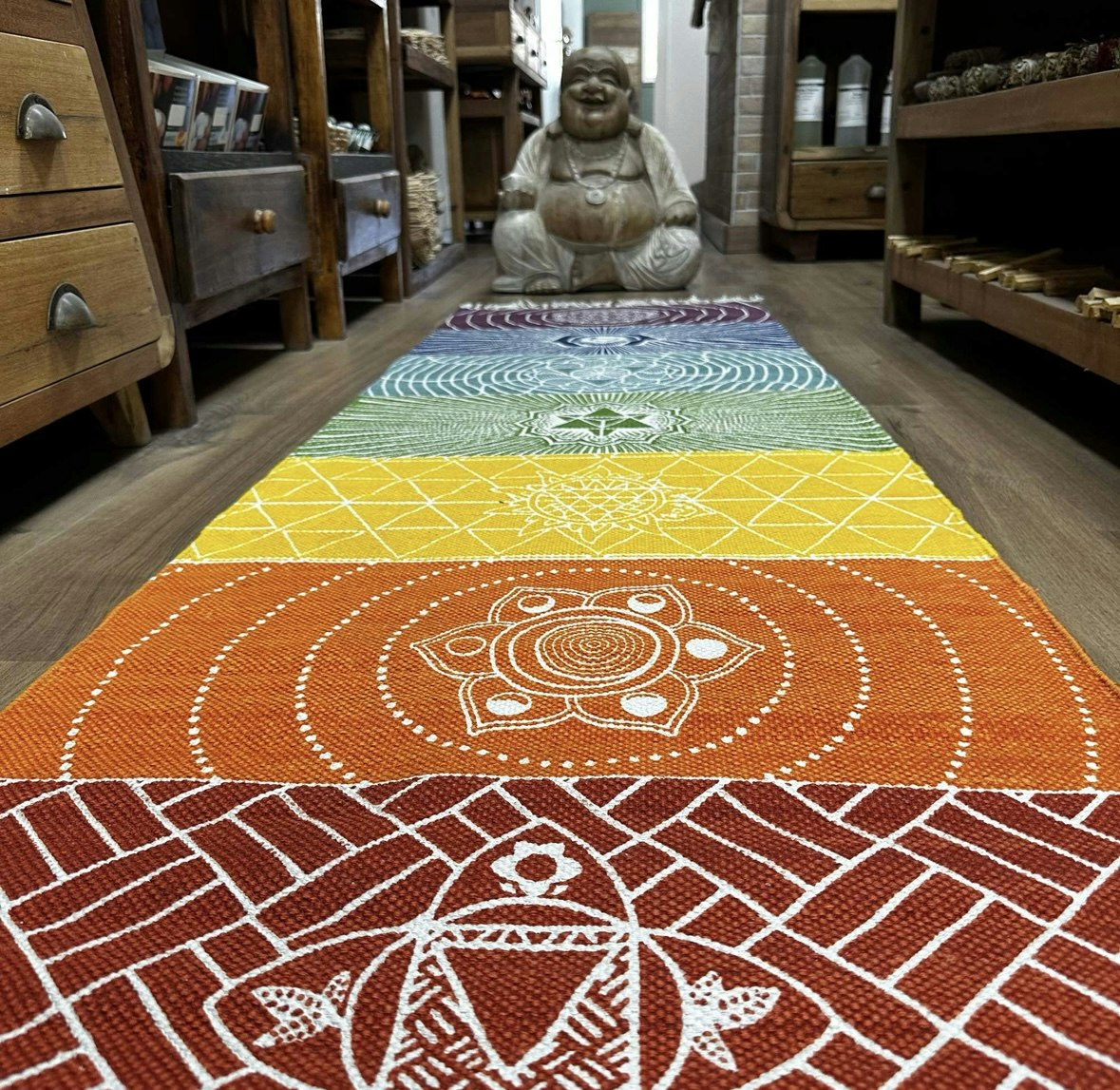 Handgjord Indisk Chakra Matta | Yogamatta