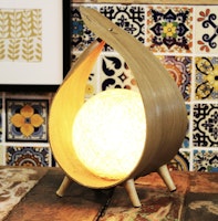 Kokosnöt Lampa Natural
