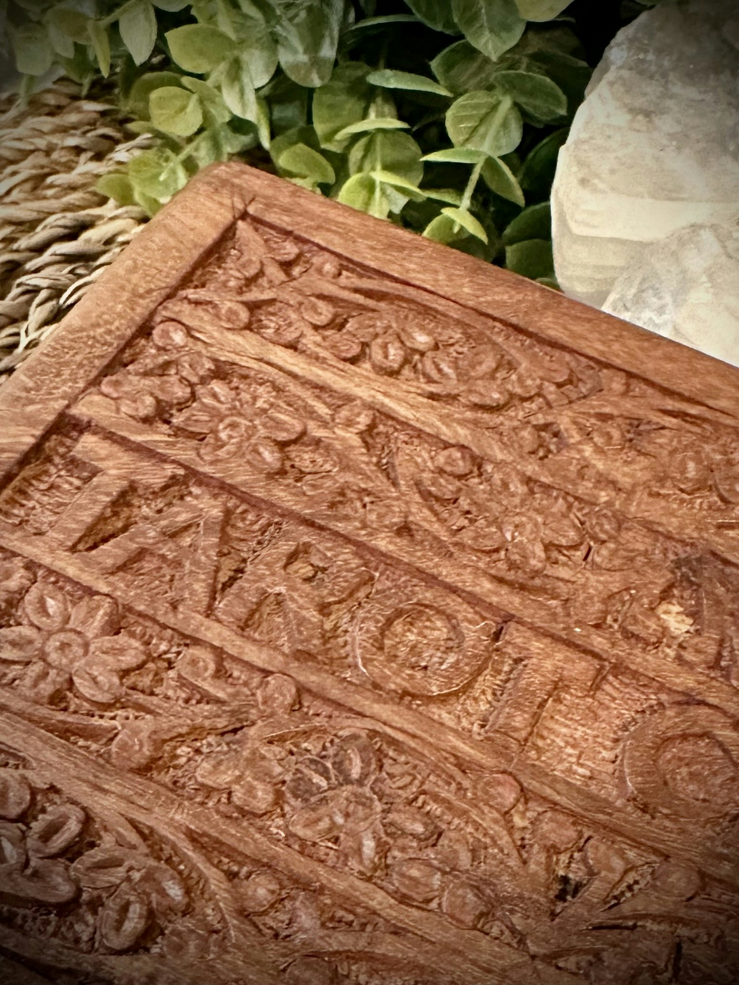 Förvaringsbox Tarot | Sheesham Trä